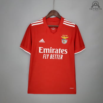 Camisa Benfica I 21/22 Versão Torcedor + Personalização Grátis Camisa Benfica I 21/22 Versão Torcedor + Personalização Grátis