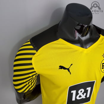 Camisa Borussia Dortmund I 21/22 Versão Jogador + Personalização Grátis