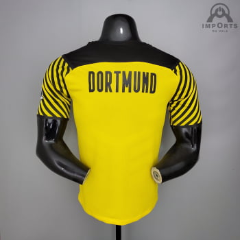 Camisa Borussia Dortmund I 21/22 Versão Jogador + Personalização Grátis