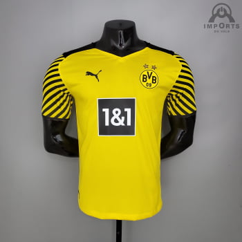 Camisa Borussia Dortmund I 21/22 Versão Jogador + Personalização Grátis