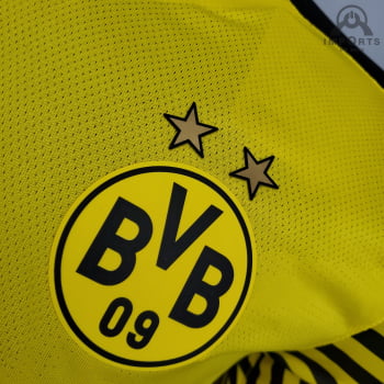 Camisa Borussia Dortmund I 21/22 Versão Jogador + Personalização Grátis