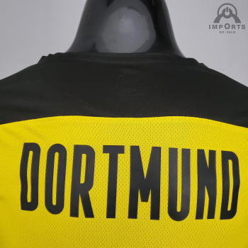 Camisa Borussia Dortmund I 21/22 Versão Jogador + Personalização Grátis