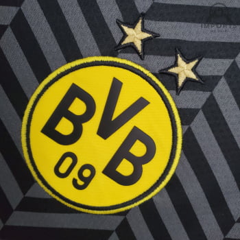 Camisa Borussia Dortmund II 21/22 Versão Torcedor + Personalização Grátis