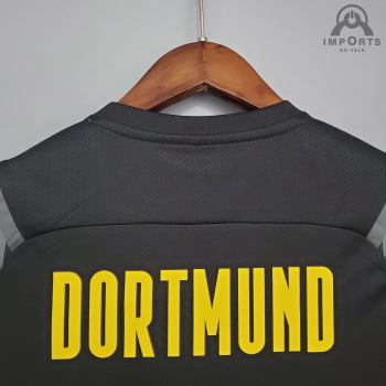 Camisa Borussia Dortmund II 21/22 Versão Torcedor + Personalização Grátis