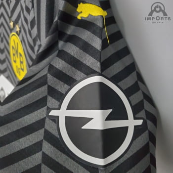 Camisa Borussia Dortmund II 21/22 Versão Torcedor + Personalização Grátis