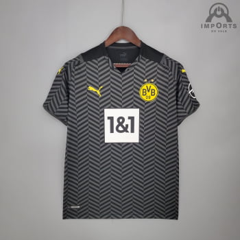 Camisa Borussia Dortmund II 21/22 Versão Torcedor + Personalização Grátis