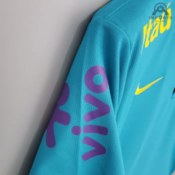 Camisa da Seleção Brasileira 21/22 Pré-Jogo