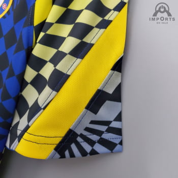 Camisa Chelsea 21/22 Treino - Azul/amarelo