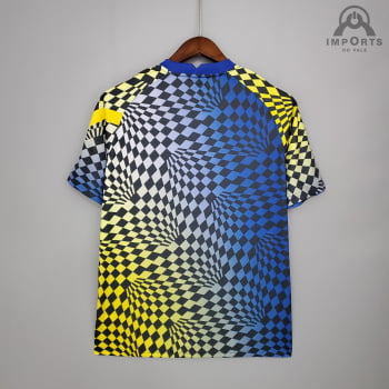 Camisa Chelsea 21/22 Treino - Azul/amarelo