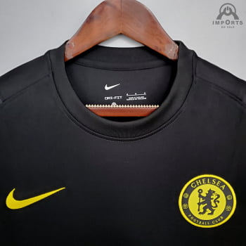 Camisa Chelsea 21/22 Treino - Preto