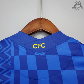 Camisa Chelsea I 21/22 Versão Feminina + Personalização Grátis