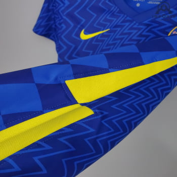 Camisa Chelsea I 21/22 Versão Feminina + Personalização Grátis