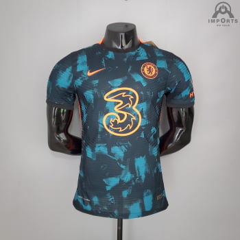 Camisa Chelsea III 21/22 Versão Jogador + Personalização Grátis