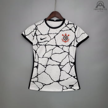 Camisa Corinthians I 21/22 Versão Feminina + Personalização Grátis 