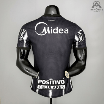 Camisa Corinthians II 21/22 Versão Jogador + Patrocínios + Personalização Grátis