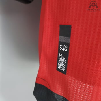 Camisa Flamengo I 21/22 Versão Jogador + Patrocínios + Personalização Grátis 