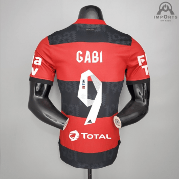 Camisa Flamengo I 21/22 Versão Jogador + Patrocínios + Personalização Grátis 