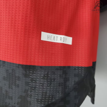 Camisa Flamengo I 21/22 Versão Jogador + Patrocínios + Personalização Grátis 