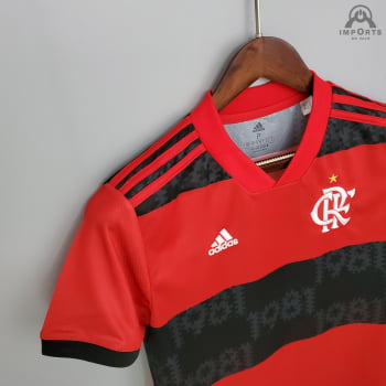 Camisa Flamengo I 21/22 Versão Feminina + Personalização Grátis 