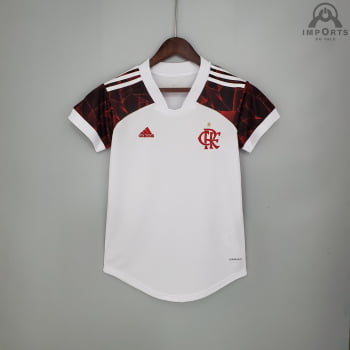 Camisa Flamengo II 21/22 Versão Torcedor Feminino + Personalização Grátis