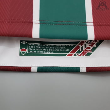 Camisa Fluminense I 21/22 Versão Torcedor + Personalização Grátis
