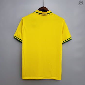 Camisa da Seleção Brasileira Gola Polo 21/22 - Amarelo
