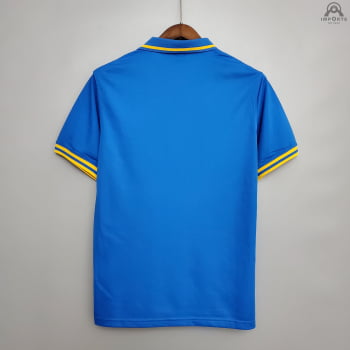 Camisa da Seleção Brasileira Gola Polo 21/22 - Azul