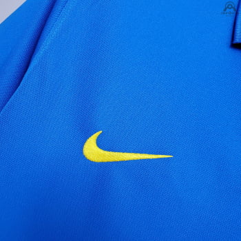 Camisa da Seleção Brasileira Gola Polo 21/22 - Azul