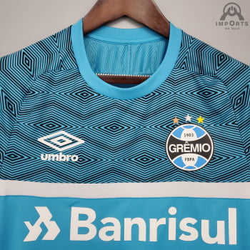 Camisa Grêmio 21/22 Treino - Azul Água