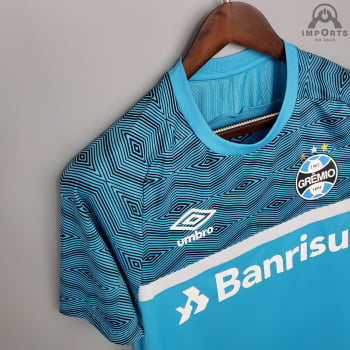 Camisa Grêmio 21/22 Treino - Azul Água