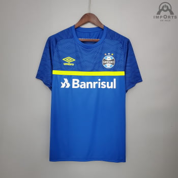 Camisa Grêmio 21/22 Treino - Azul/amarelo