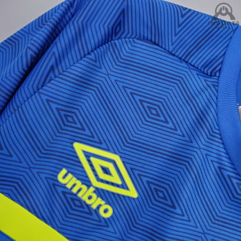 Camisa Grêmio 21/22 Treino + Patrocínios - Azul/amarelo