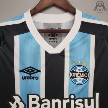 Camisa Manga Longa Grêmio I 21/22 Versão Torcedor + Personalização Grátis