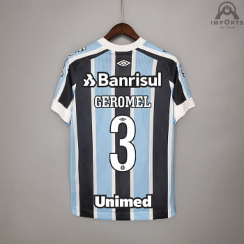 Camisa Grêmio I 21/22 Verão Torcedor Brasileirão + Personalização Grátis