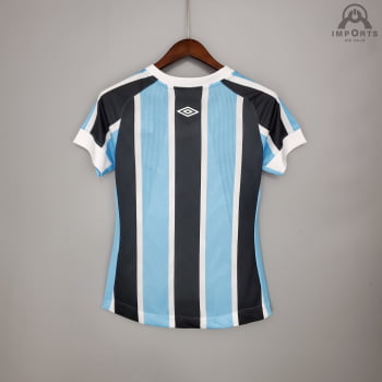 Camisa Grêmio I 21/22 Versão Feminina + Personalização Grátis