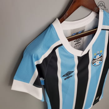Camisa Grêmio I 21/22 Versão Feminina + Personalização Grátis
