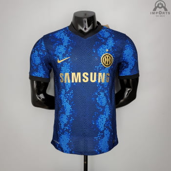 Camisa Inter de Milão I 21/22 Versão Jogador + Personalização Grátis 