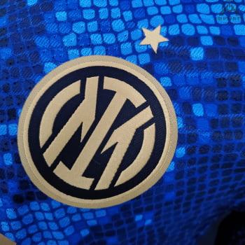Camisa Inter de Milão I 21/22 Versão Jogador + Personalização Grátis 