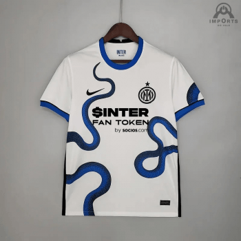 Camisa Inter de Milão II 21/22 Versão Torcedor + Patrocínios + Personalização Grátis