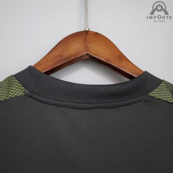 Camisa Internacional 21/22 Treino - Preto/verde