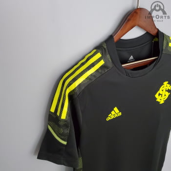 Camisa Internacional 21/22 Treino - Preto/verde