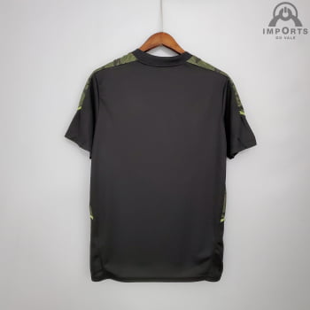 Camisa Internacional 21/22 Treino - Preto/verde
