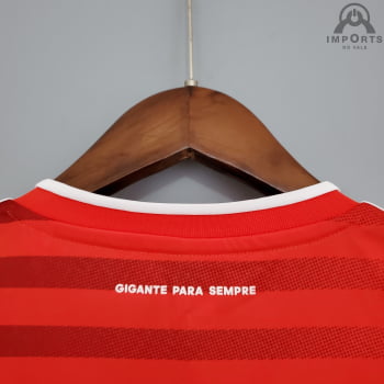 Camisa Internacional I 21/22 Versão Torcedor + Patrocínios + Personalização Grátis