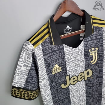 Camisa Juventus 21/22 Edição Especial Moschino Versão Torcedor + Personalização Grátis