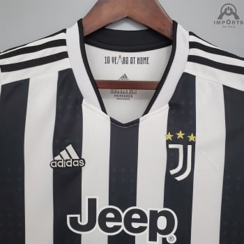 Camisa Juventus I 21/22 Versão Feminina + Personalização Grátis 
