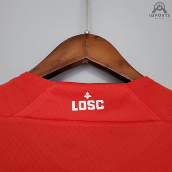 Camisa Lille Olympique I 21/22 Versão Torcedor + Personalização Grátis