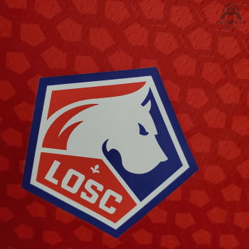Camisa Lille Olympique I 21/22 Versão Torcedor + Personalização Grátis