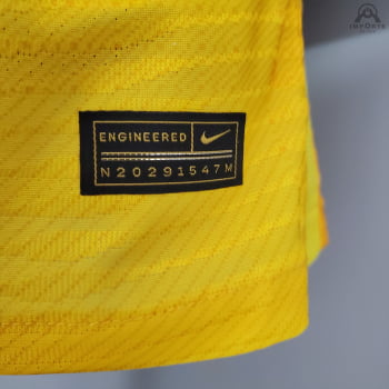 Camisa Liverpool 21/22 Goleiro Versão Jogador Amarela + Personalização Grátis 