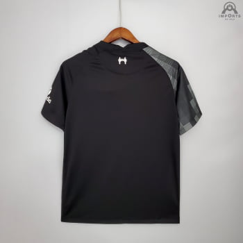 Camisa Liverpool 21/22 Goleiro Cinza + Personalização Grátis