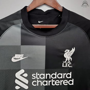 Camisa Liverpool 21/22 Goleiro Cinza + Personalização Grátis